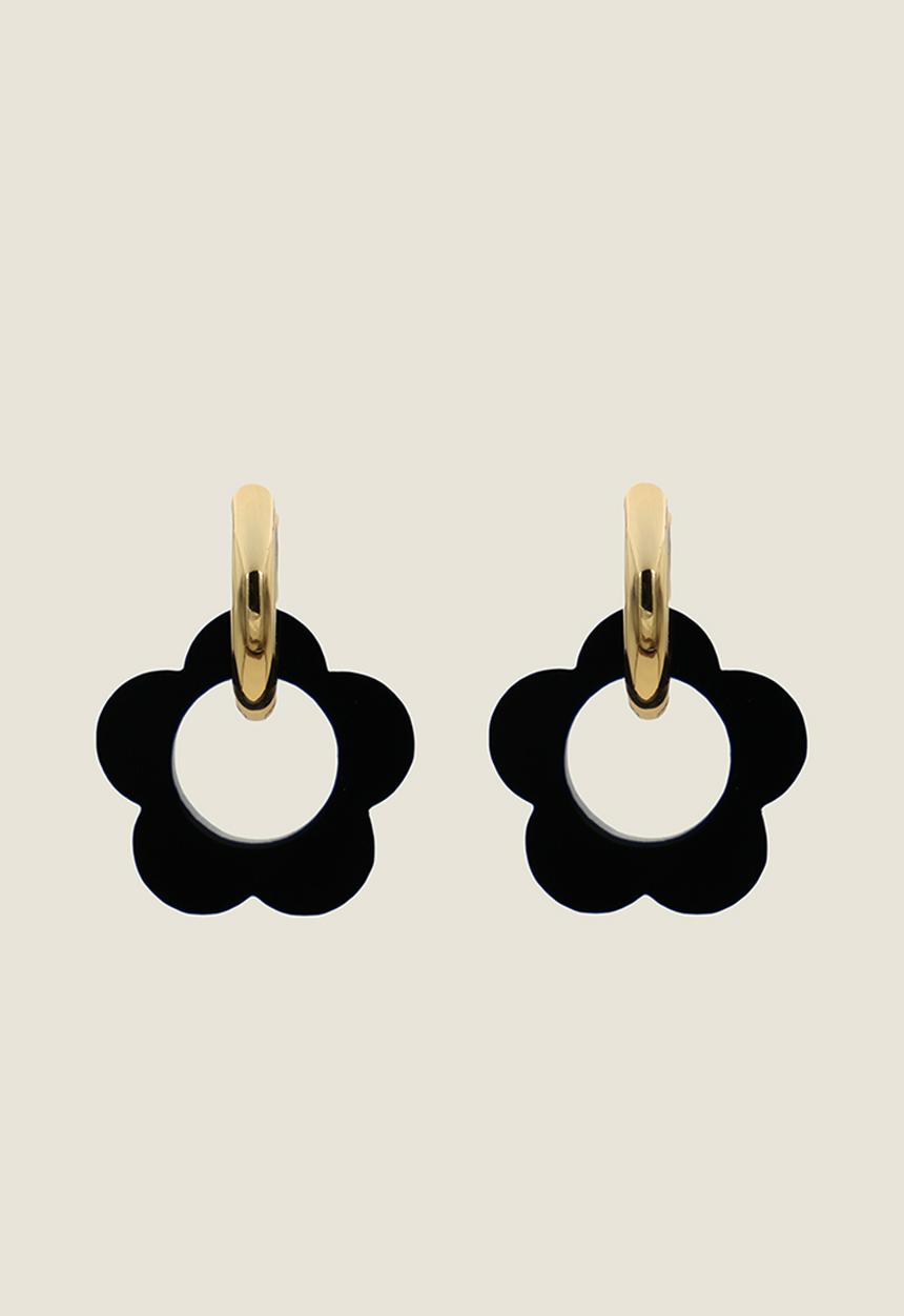 Pina Jewels - Daisy Charms - black