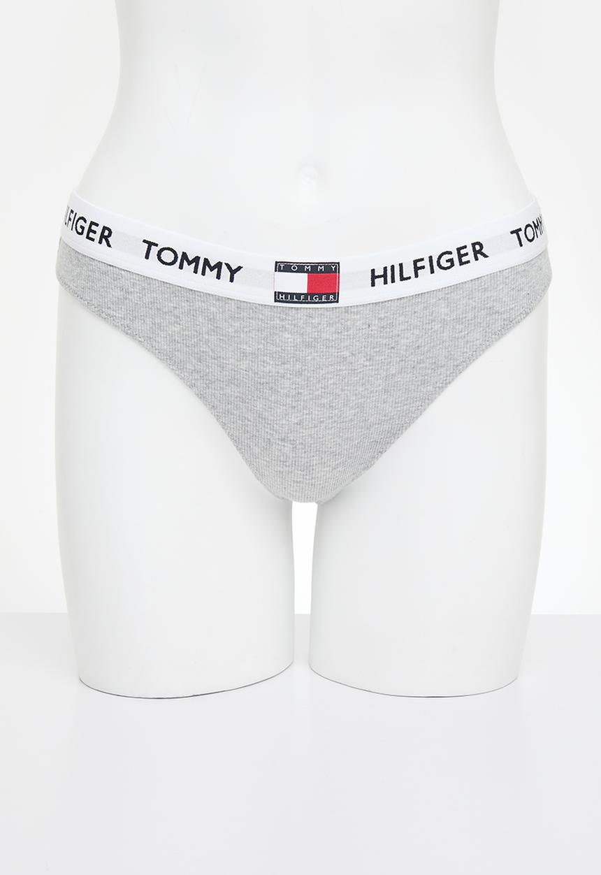 Tommy Hilfiger - Thong th - light grey heather
