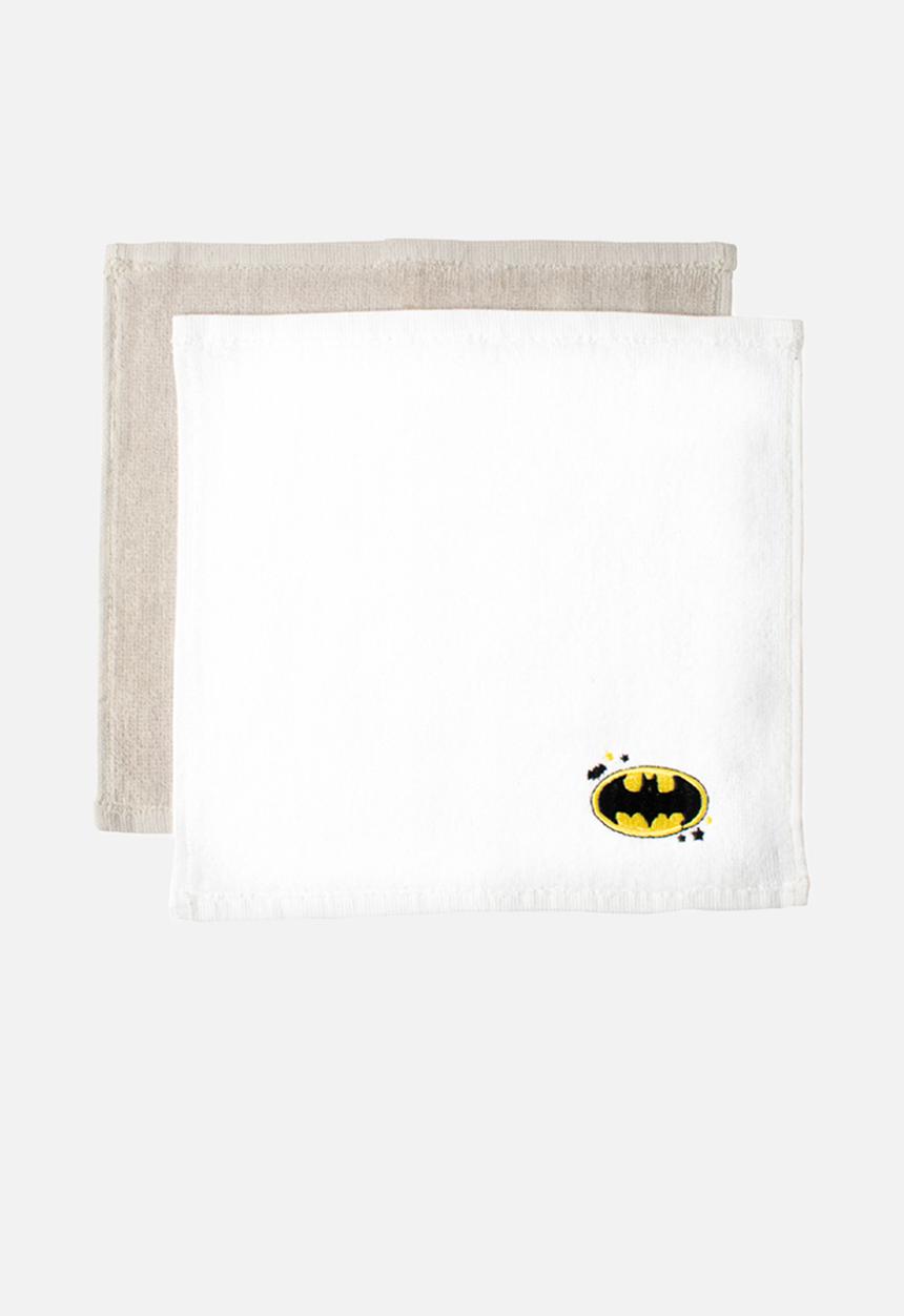 Character Group - Batman 2 pack face cloth - grey & white