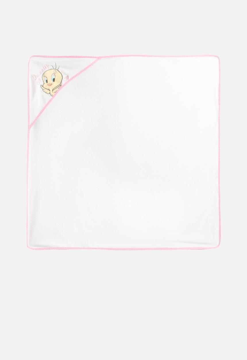 Character Group - Tweety hooded towel - white