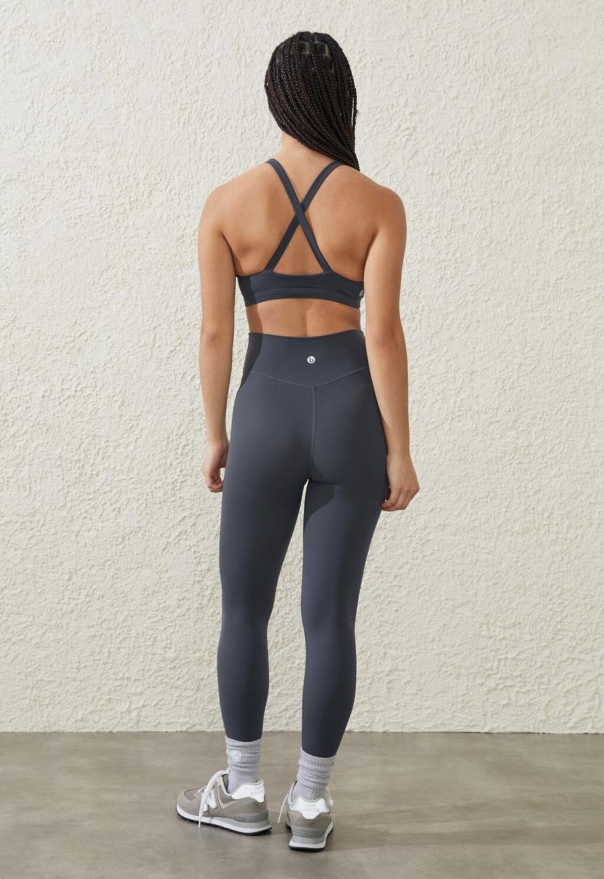 Cotton On - Ultra luxe crossover 7/8 tight - element blue / black