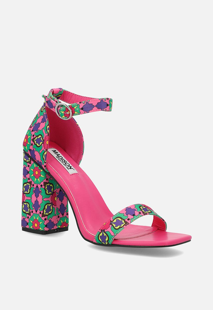 Madison® - Adeline chunky block heel sandal - pink
