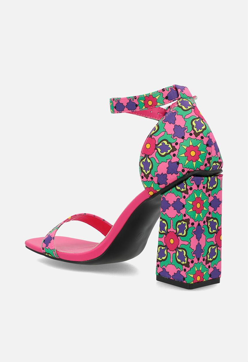 Madison® - Adeline chunky block heel sandal - pink