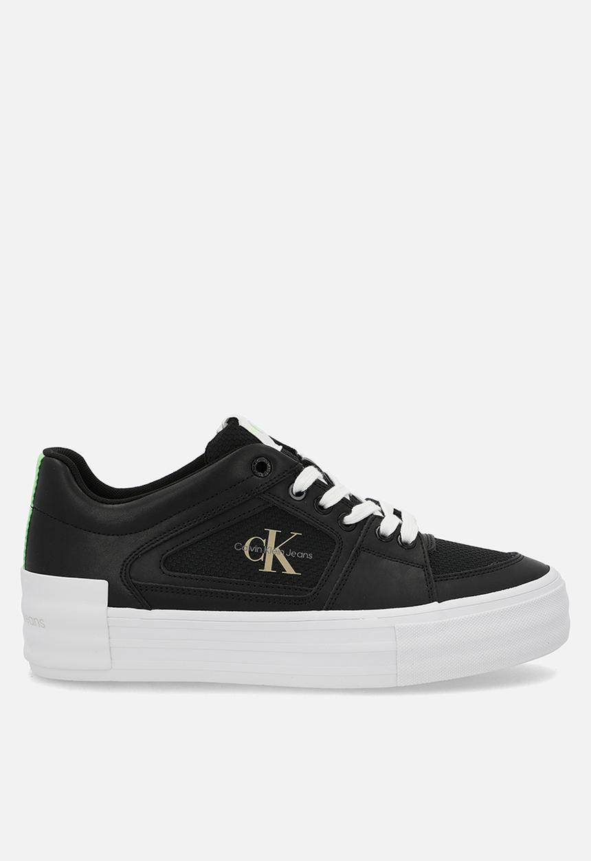 Calvin Klein - Vulc flatform bold fluo contr - black