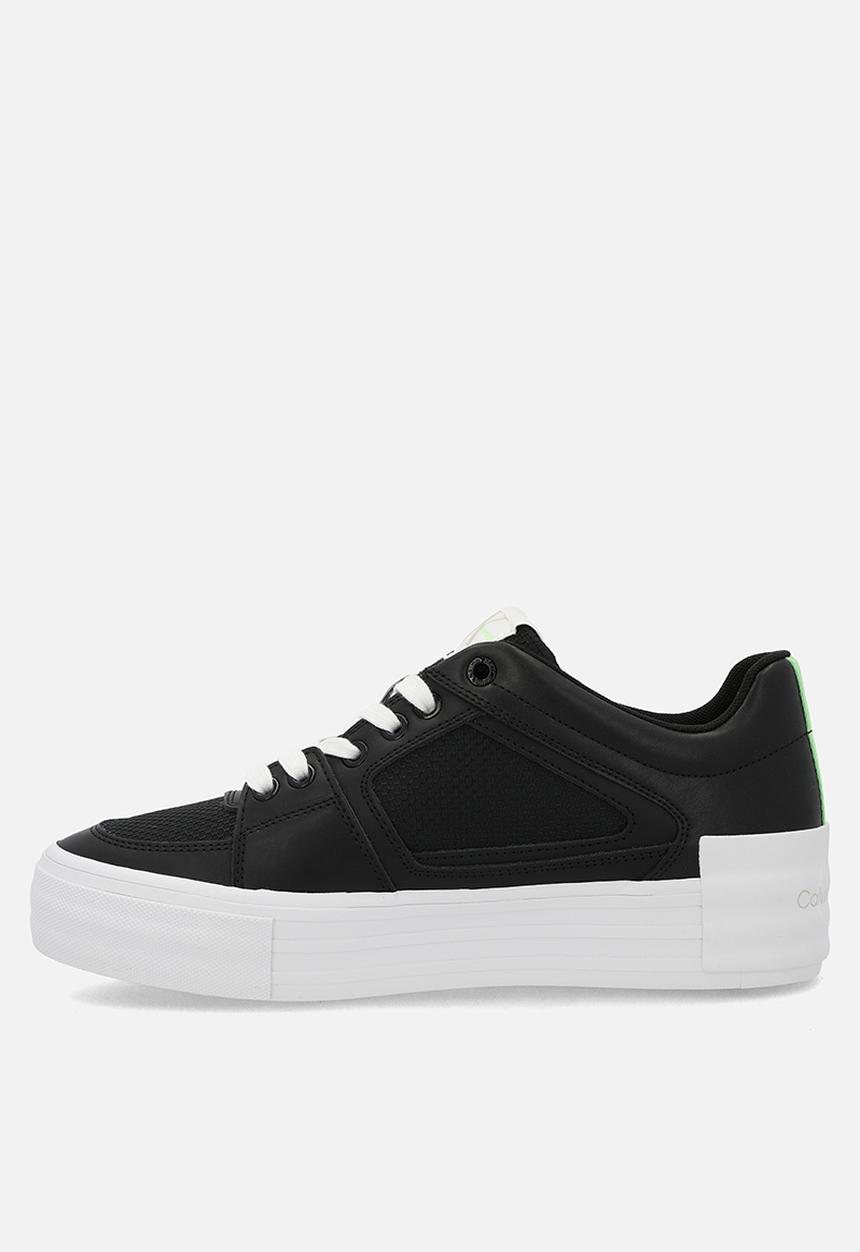 Calvin Klein - Vulc flatform bold fluo contr - black