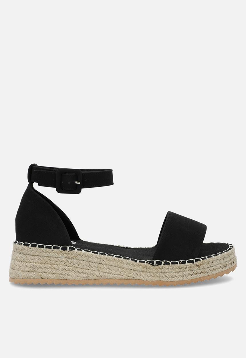 Madison® - Carina flatform espadrille - black
