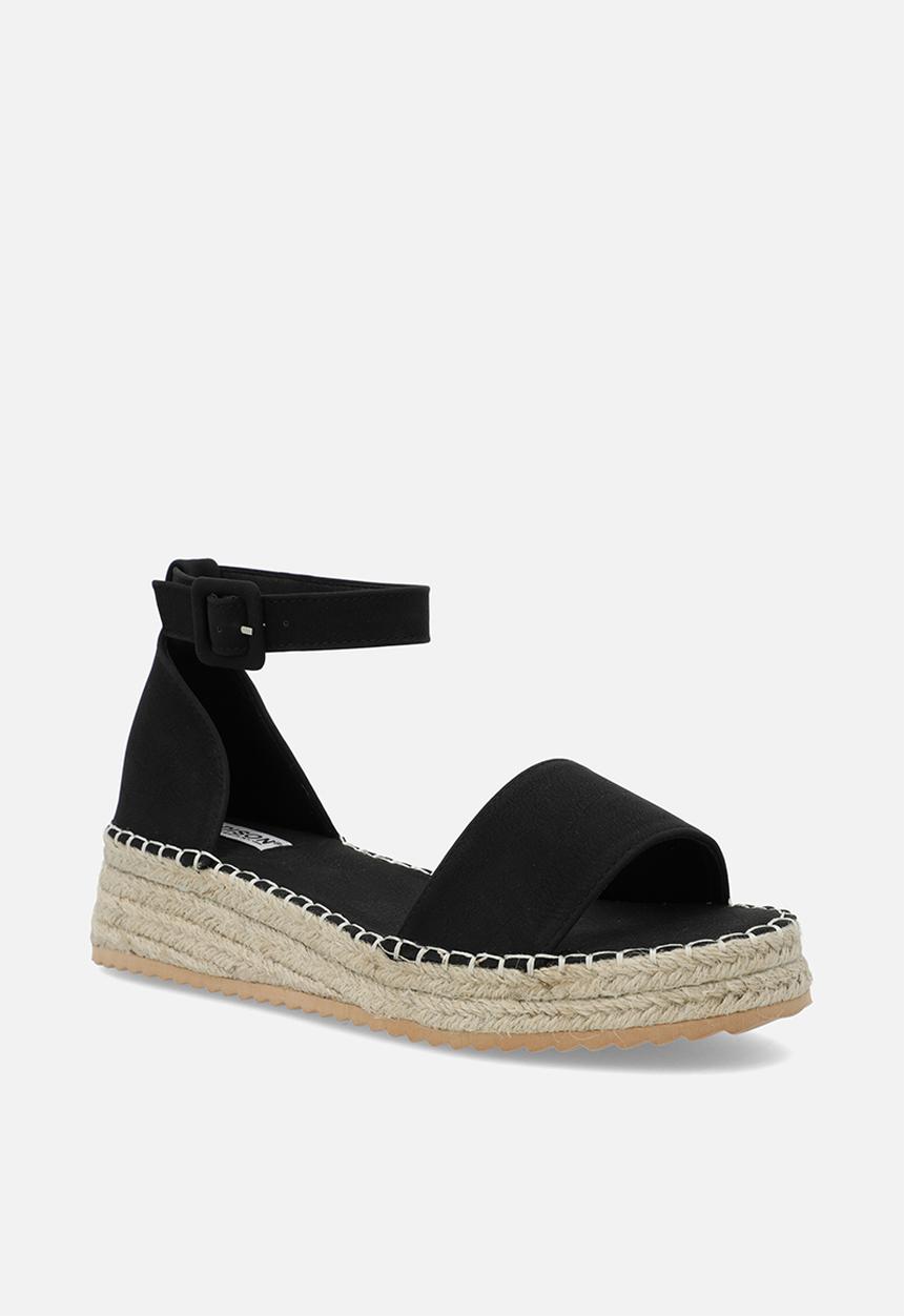 Madison® - Carina flatform espadrille - black