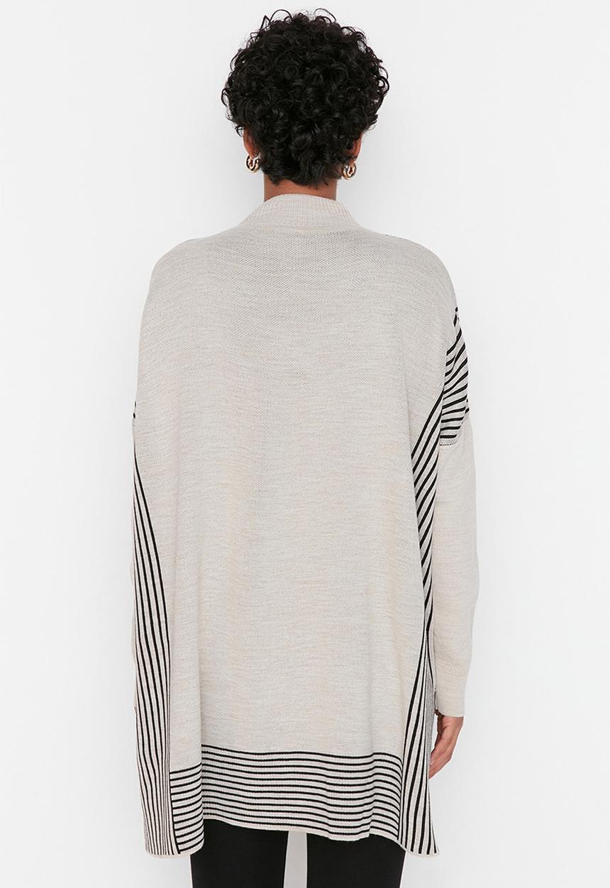 Trendyol - Oversized sweater - stone