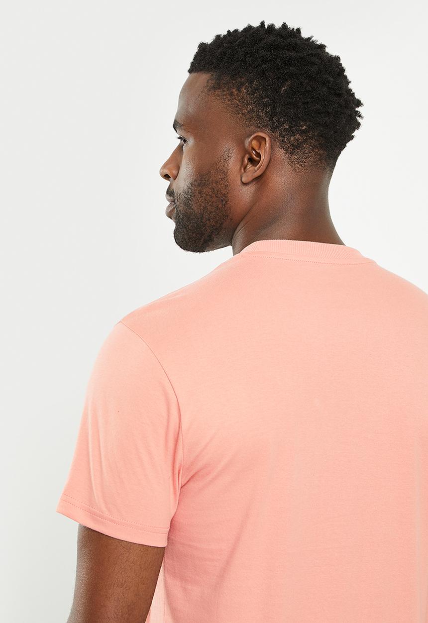 POLO - Mens pjc short sleeve logo tee - pink
