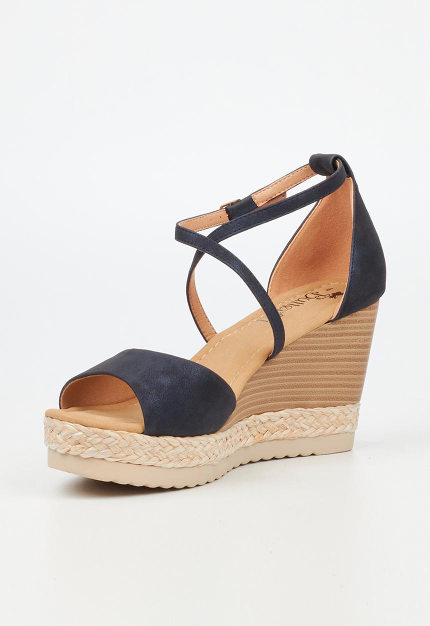 Butterfly Feet - Avery 4 wedge heel - navy