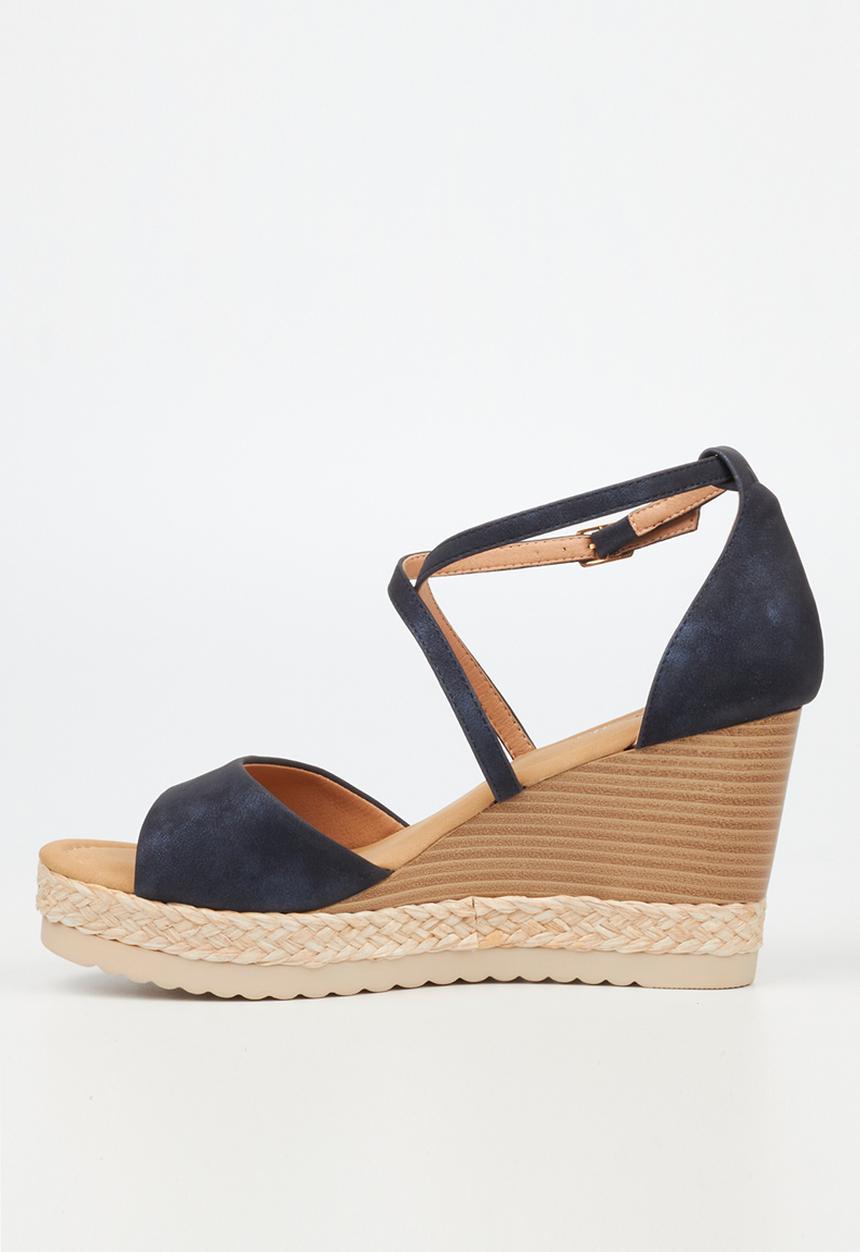 Butterfly Feet - Avery 4 wedge heel - navy