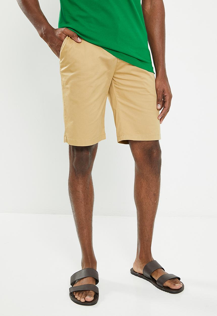 POLO - Mens essential chino short - khaki