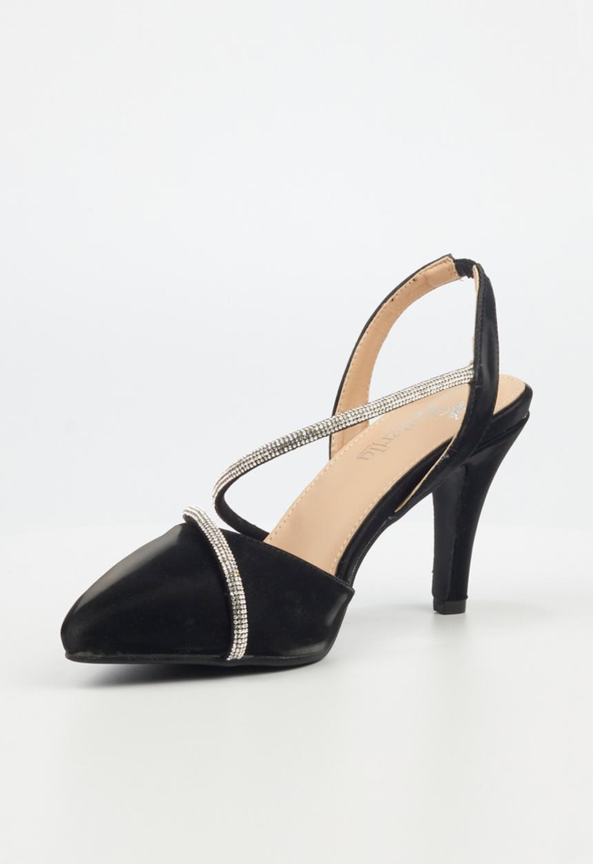 Butterfly Feet - Ciena 1 court heel - black