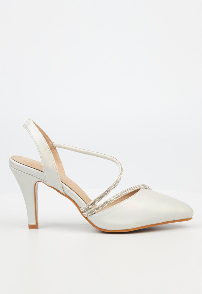 Butterfly Feet - Ciena 1 court heel - white