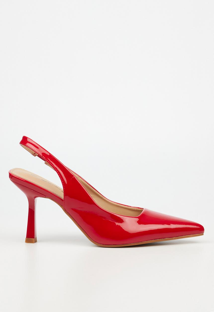 Butterfly Feet - Janel 1 court heel - red