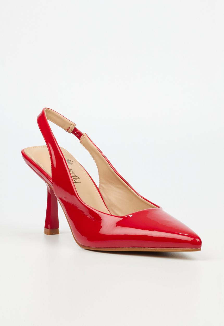 Butterfly Feet - Janel 1 court heel - red
