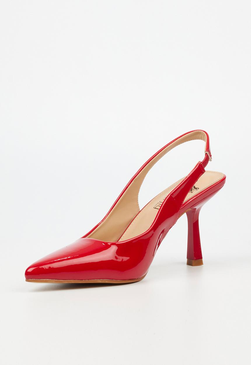 Butterfly Feet - Janel 1 court heel - red