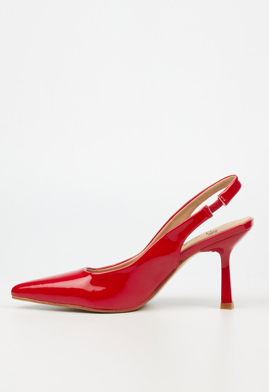 Butterfly Feet - Janel 1 court heel - red