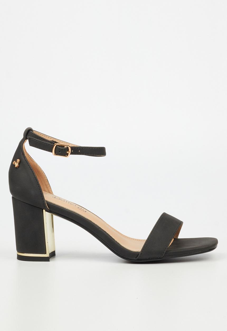Butterfly Feet - Shana 1 block heel - black