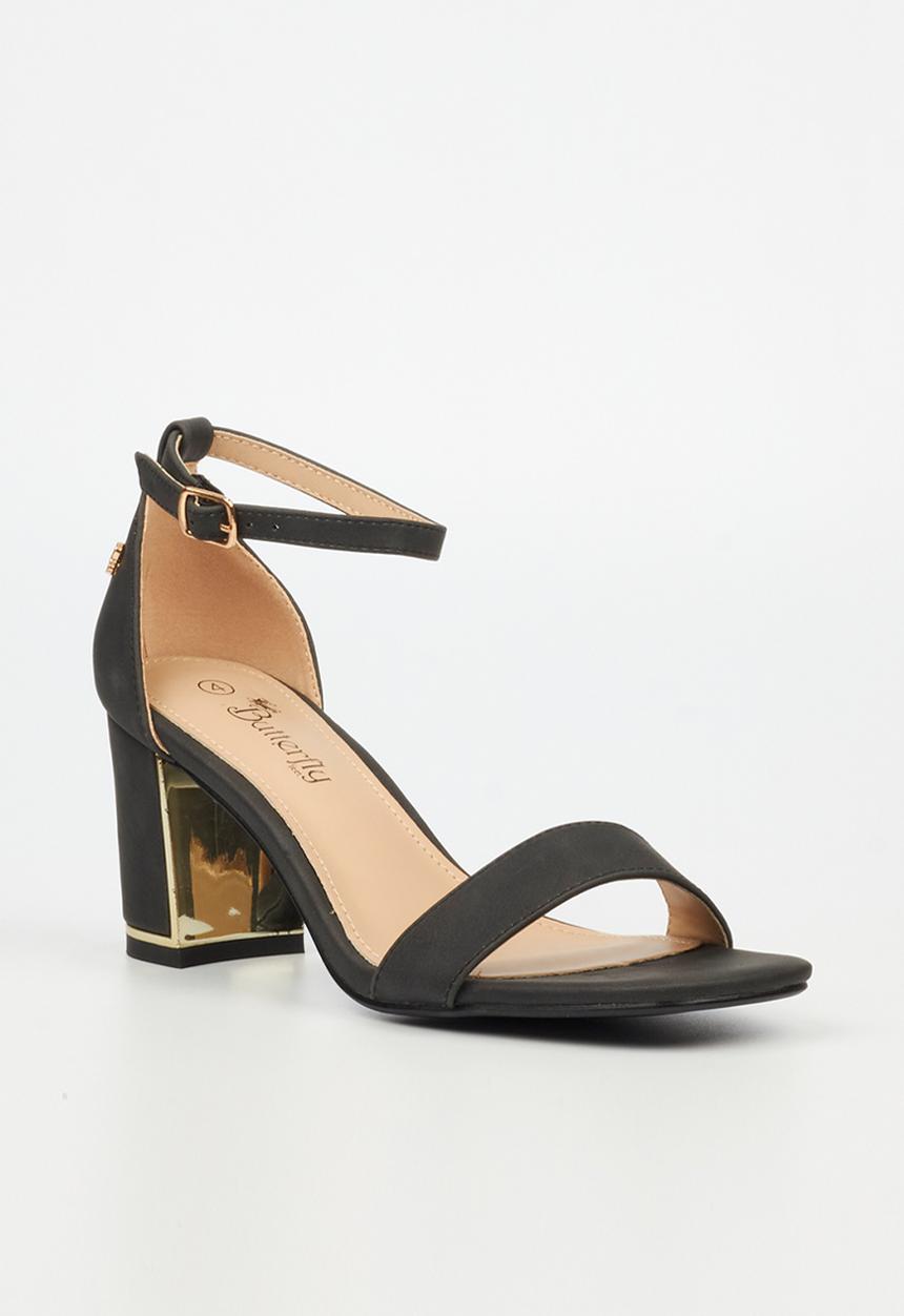 Butterfly Feet - Shana 1 block heel - black