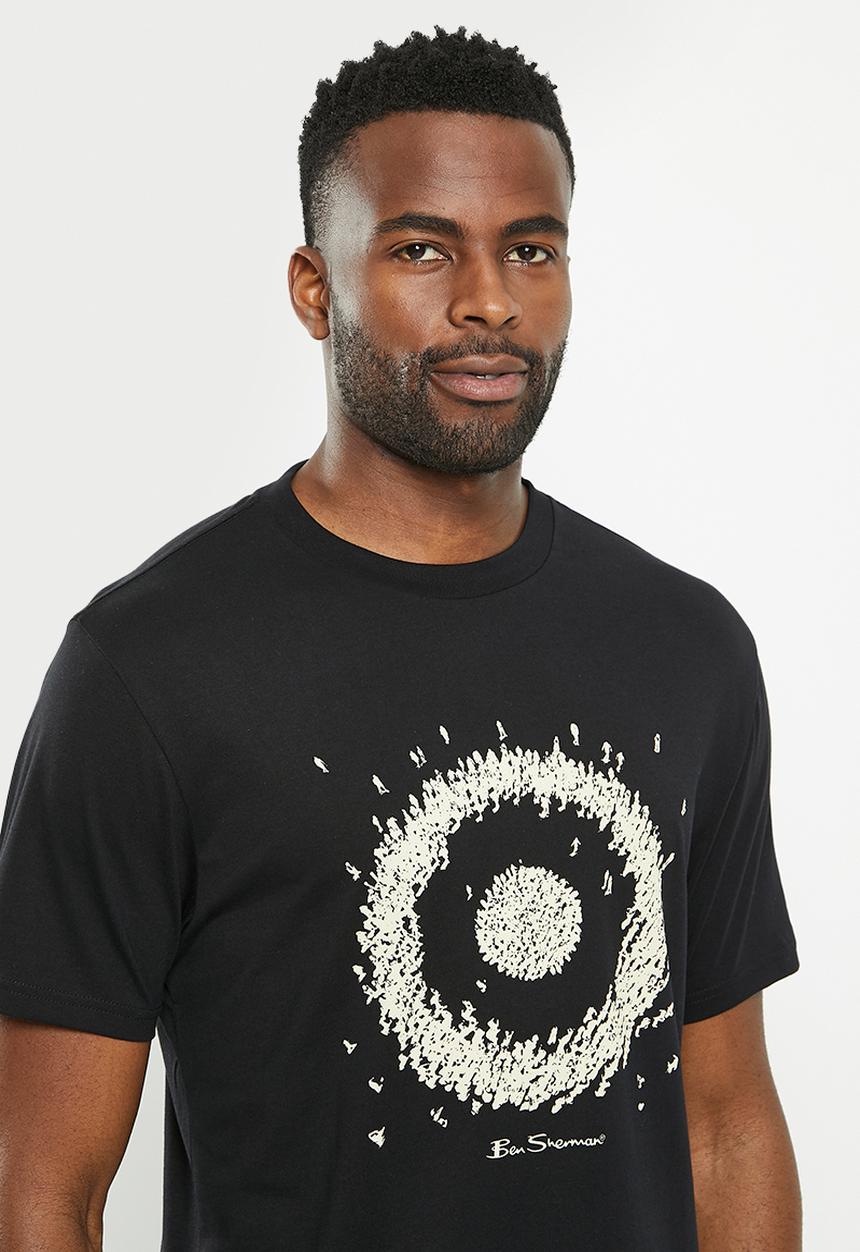 Ben Sherman - Festival crowd tee-shirt - black