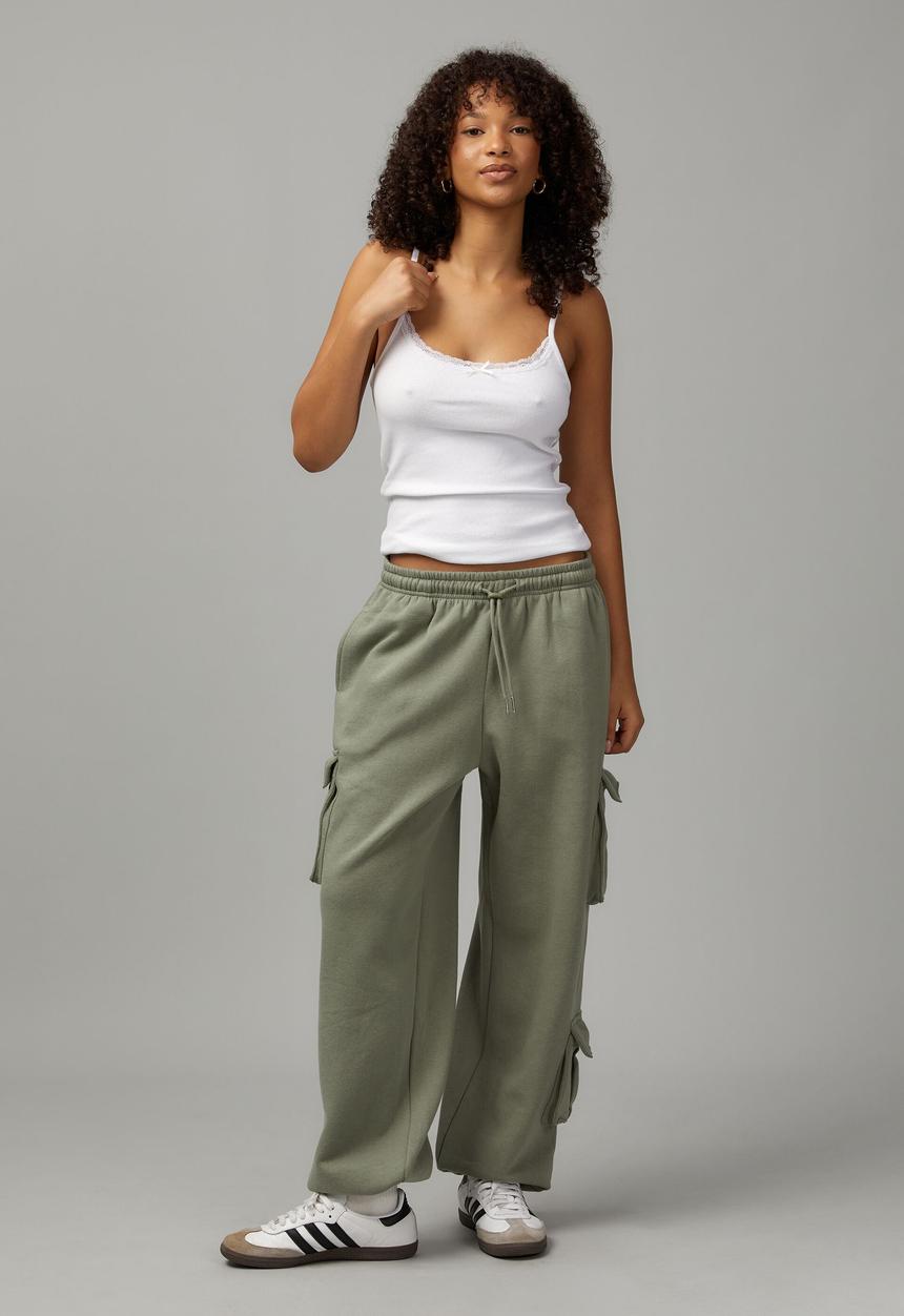 Factorie - Hype cargo trackpant - khaki