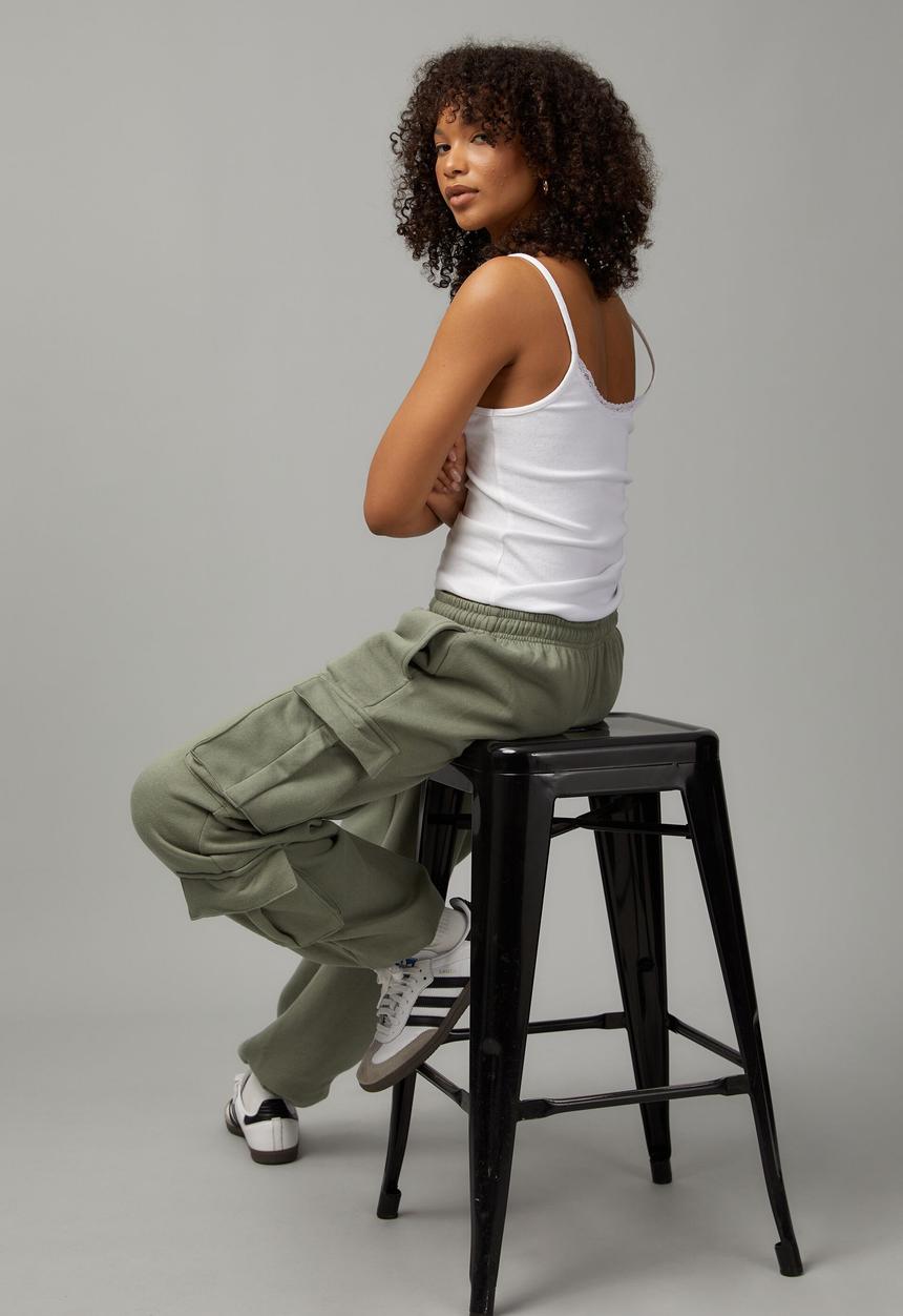 Factorie - Hype cargo trackpant - khaki