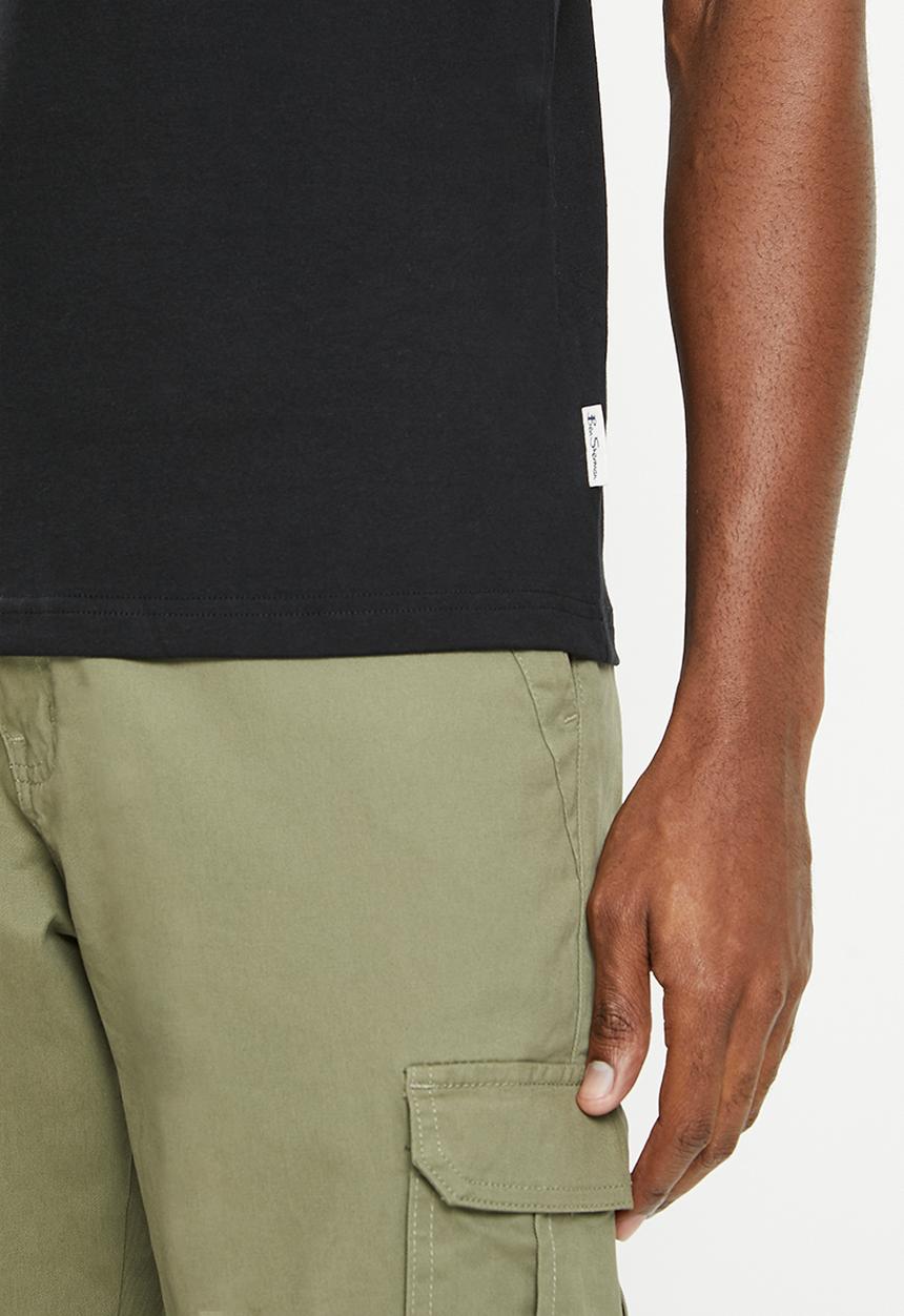 Ben Sherman - 45 Record target tee-shirt - black