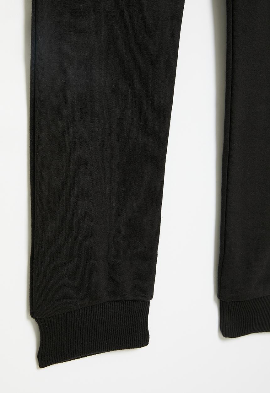 MINOTI - Fleece jogger - black 