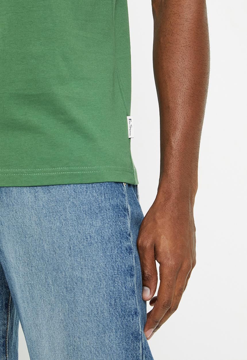 Ben Sherman - Record shop tee-shirt - rich fern