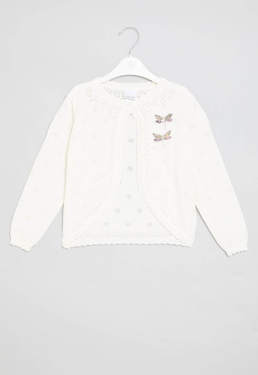 Pop Candy - Girls cardigan - white