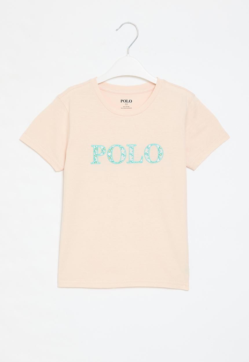 POLO - Girls jordan printed tee - blush