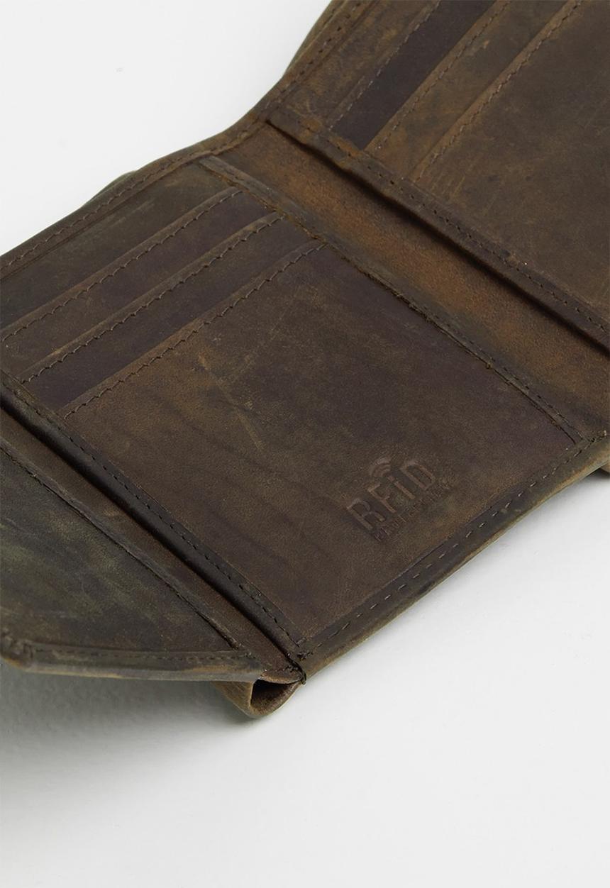POLO - Hamada trifold wallet - brown