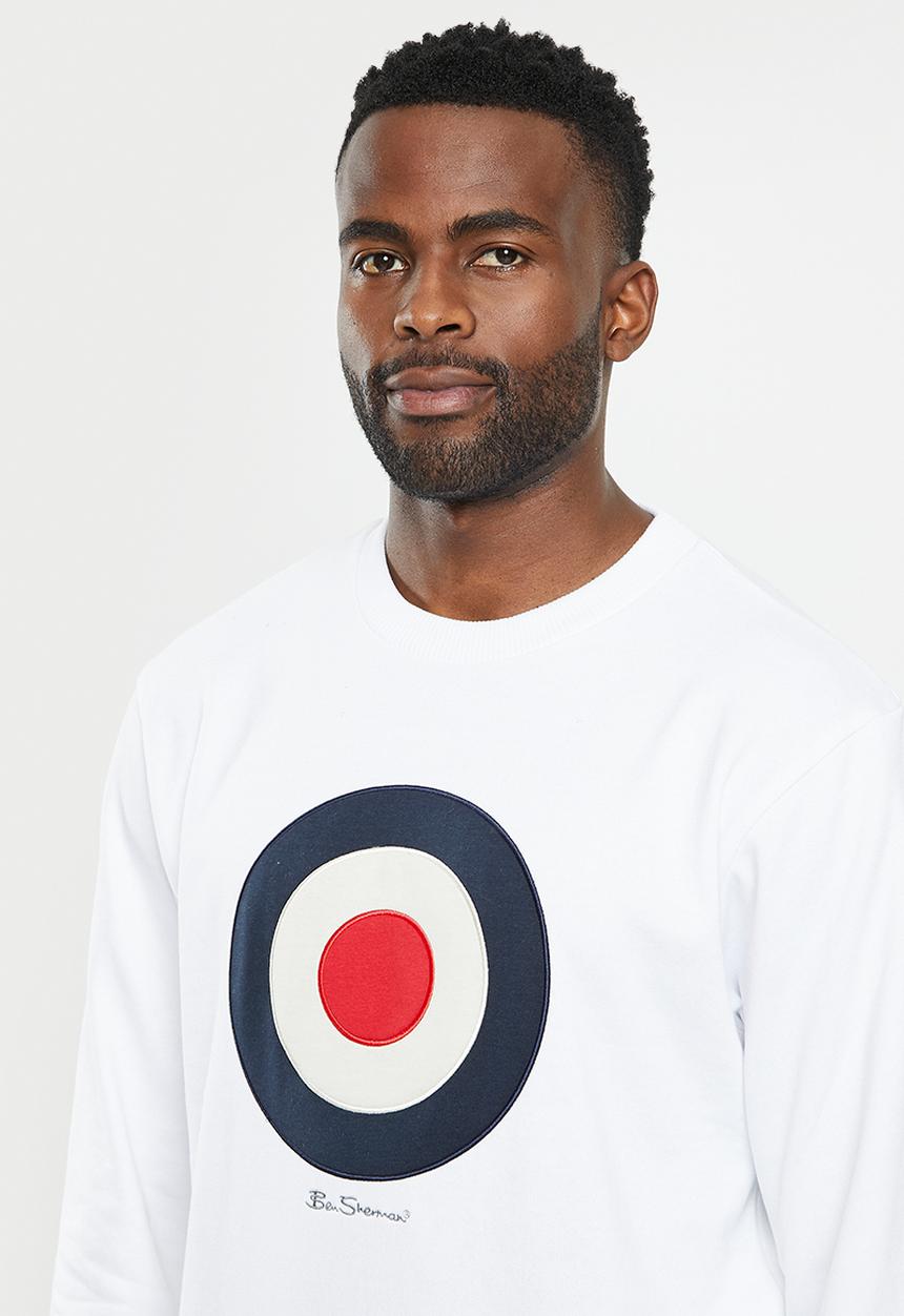 Ben Sherman - Target crew sweater - white 