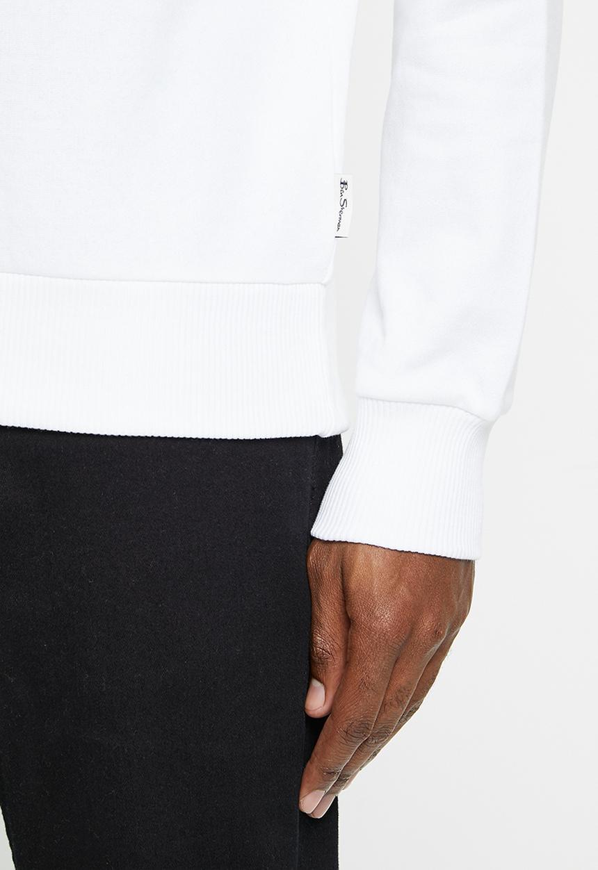 Ben Sherman - Target crew sweater - white 