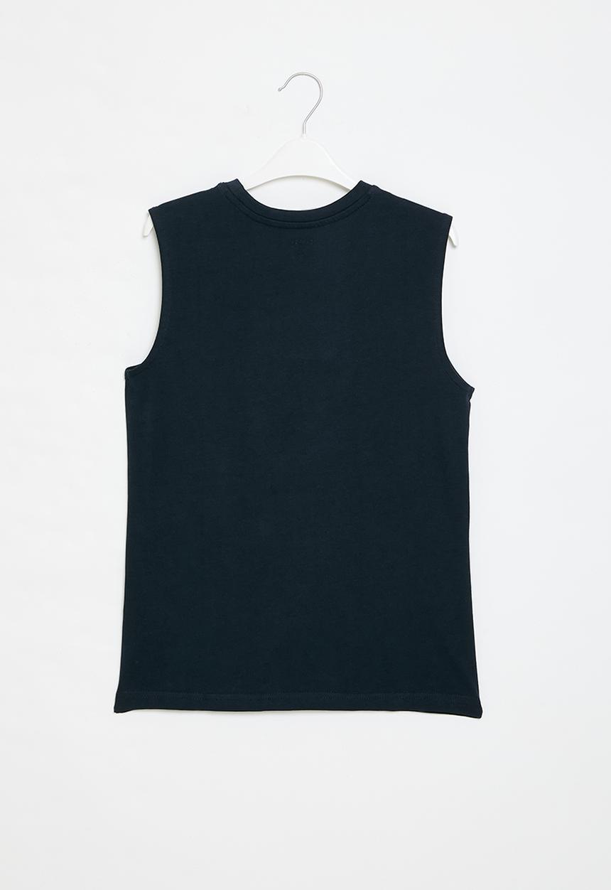 POLO - Boys bryan crested vest - navy