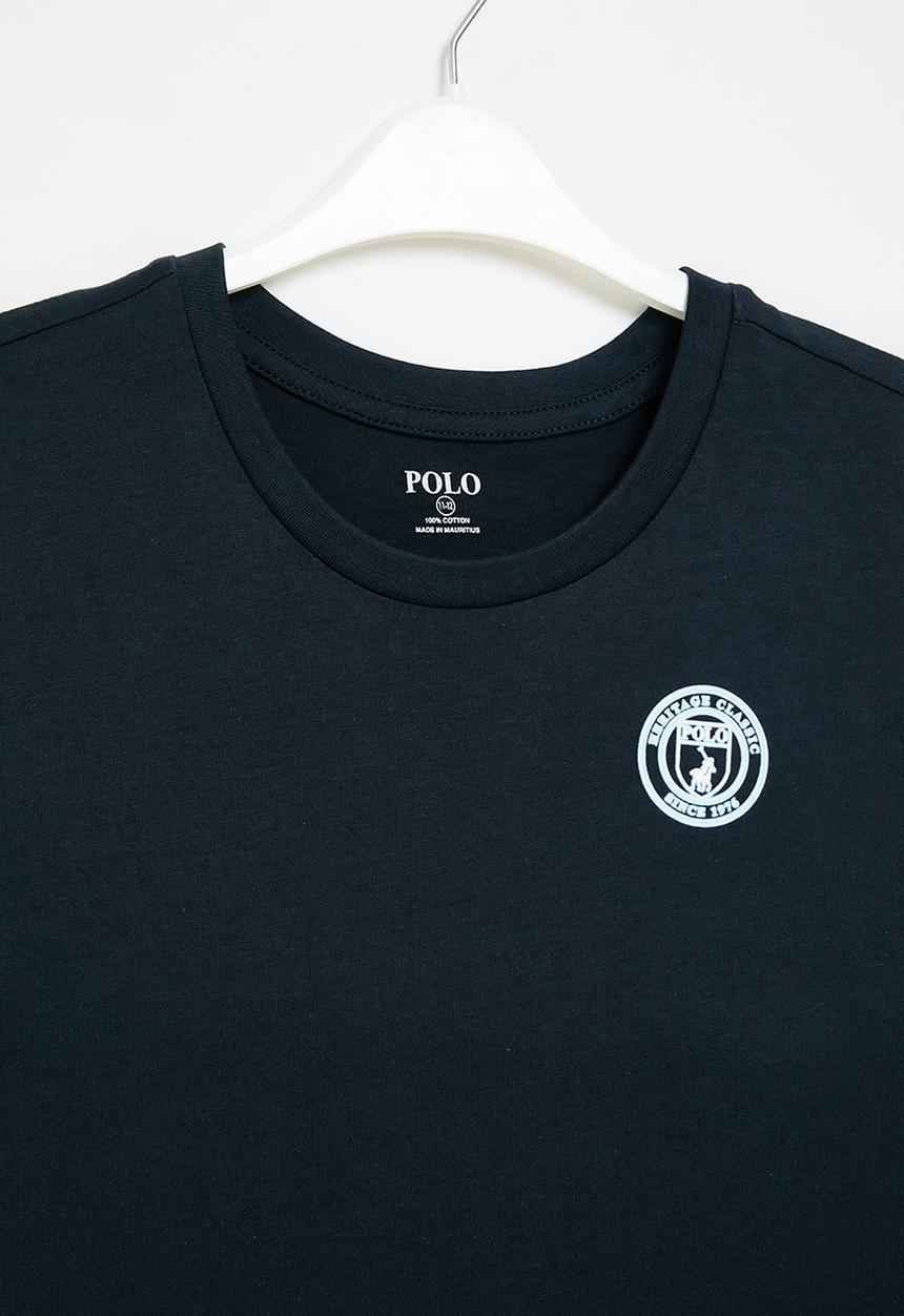 POLO - Boys bryan crested vest - navy