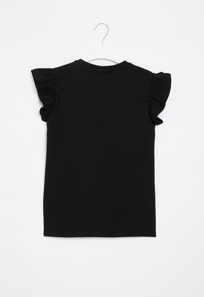 POLO - Girls chelsea printed tee - black