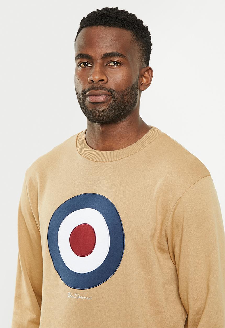 Ben Sherman - Target crew sweater - sand 