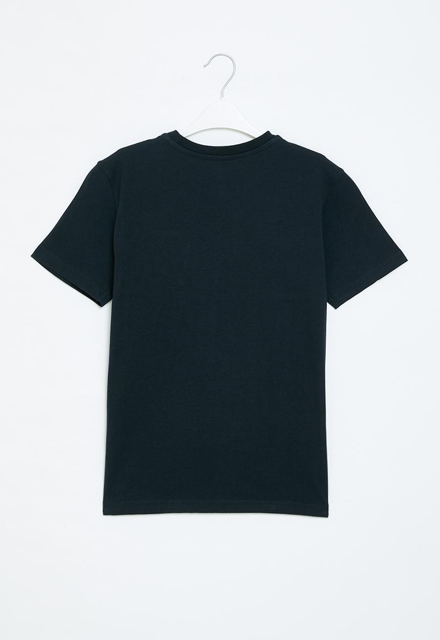 POLO - Boys owen cust & sew crested tee - navy