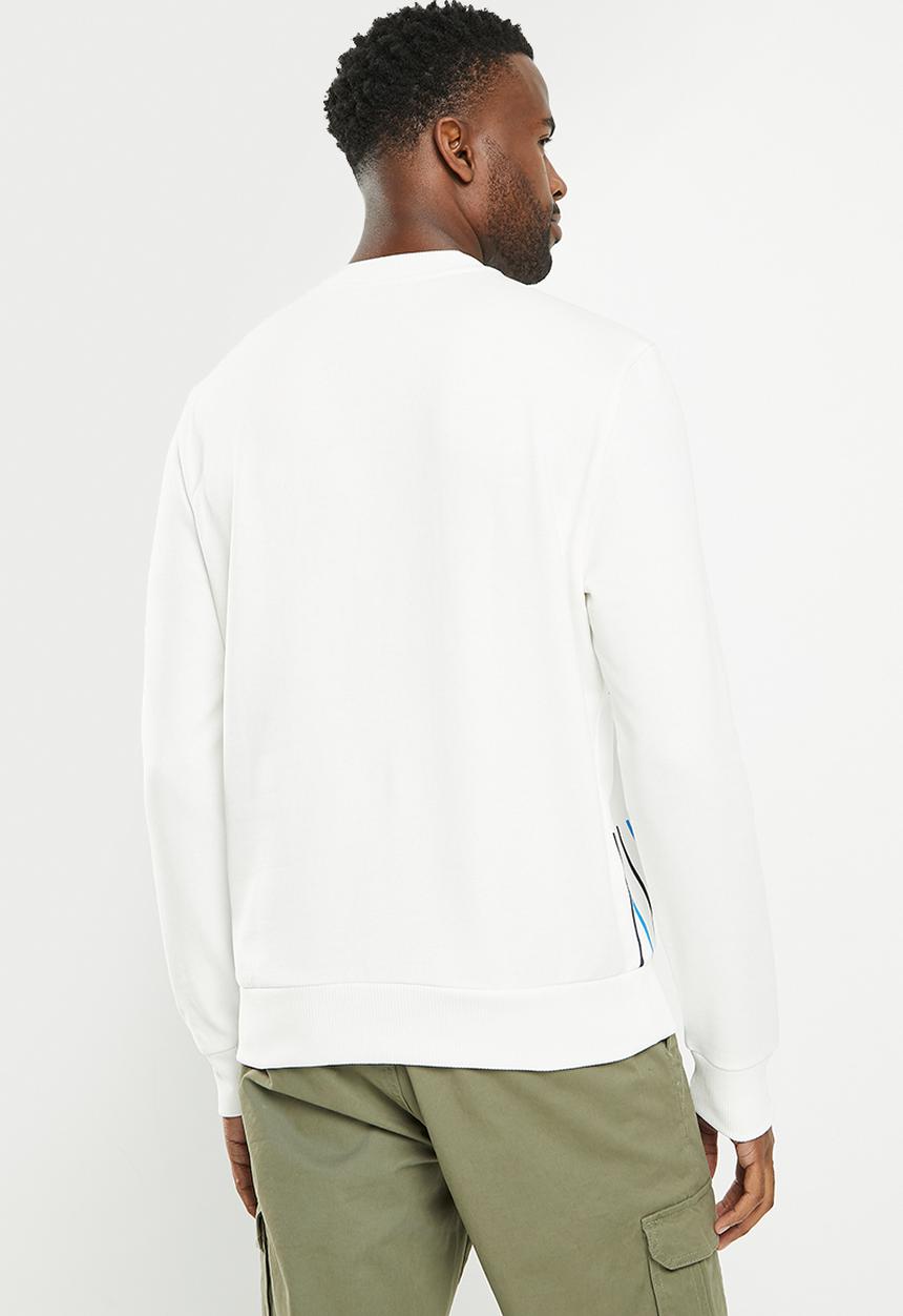 Ben Sherman - Stripe crew sweater - ivory 