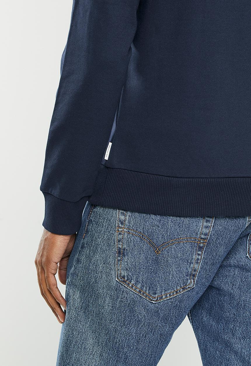 Ben Sherman - Stripe crew sweater - navy 