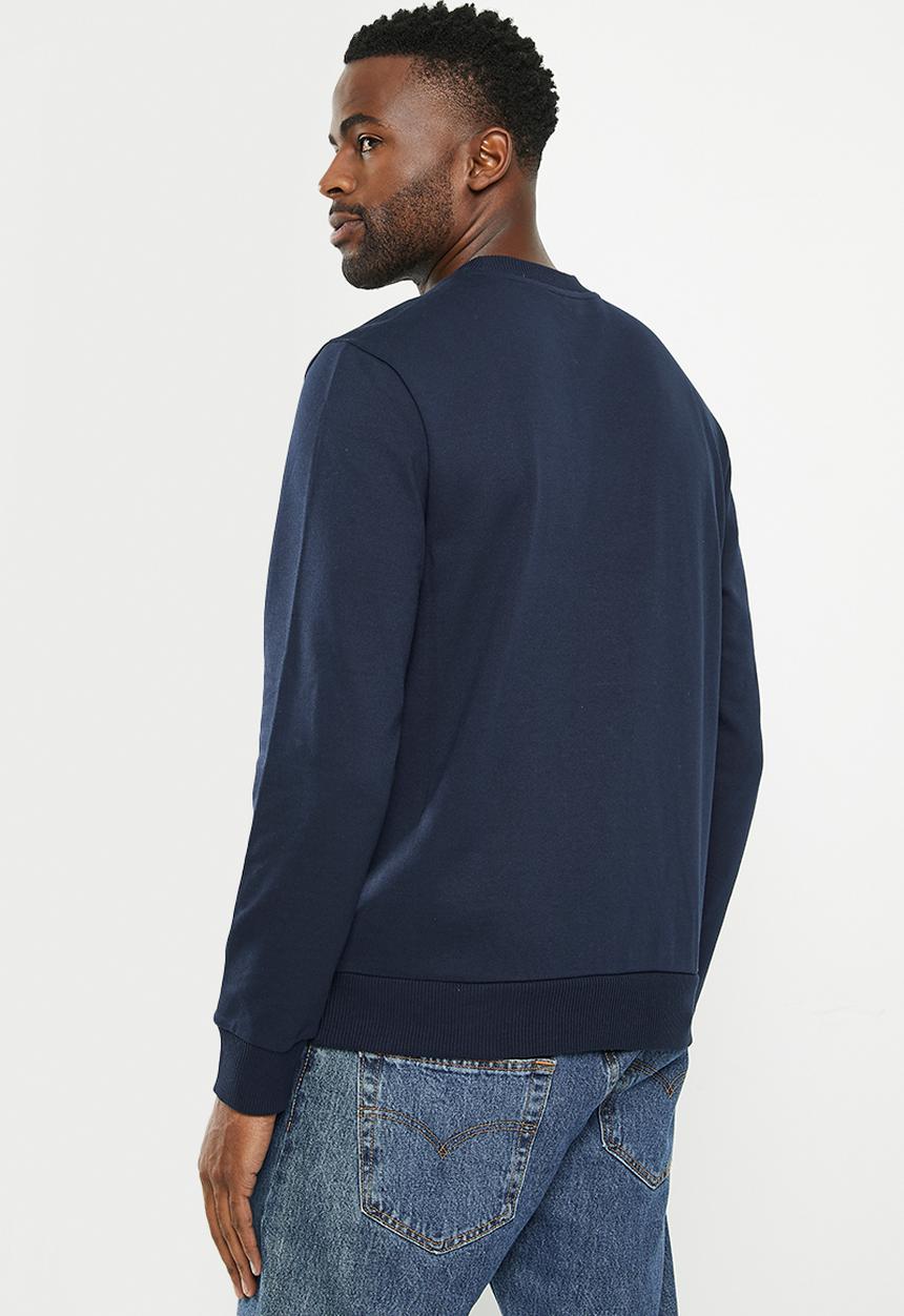 Ben Sherman - Stripe crew sweater - navy 