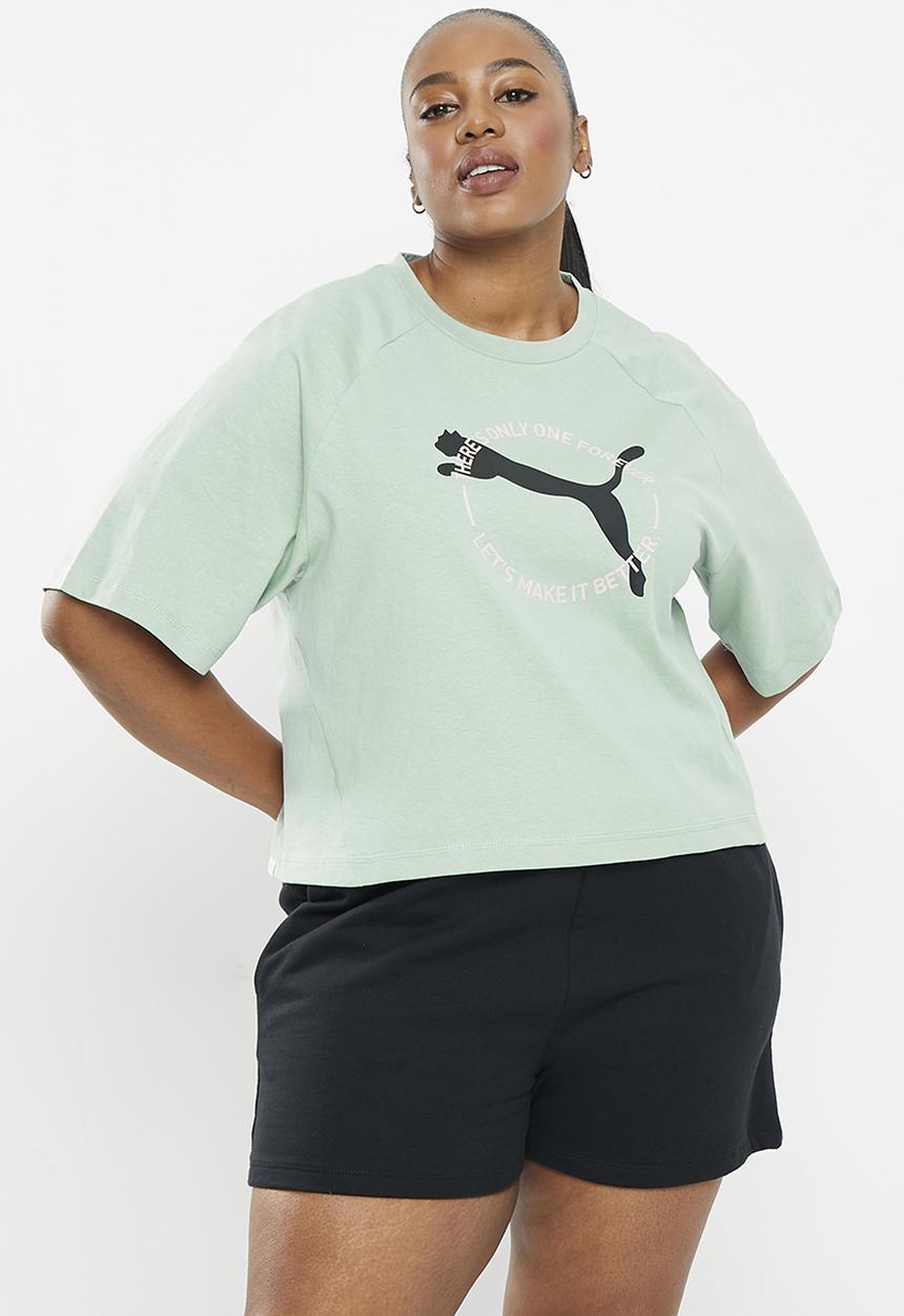PUMA - Plus better sportswear tee - green fog