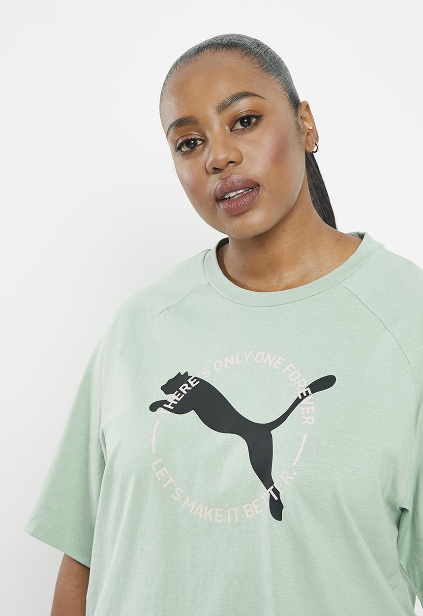 PUMA - Plus better sportswear tee - green fog