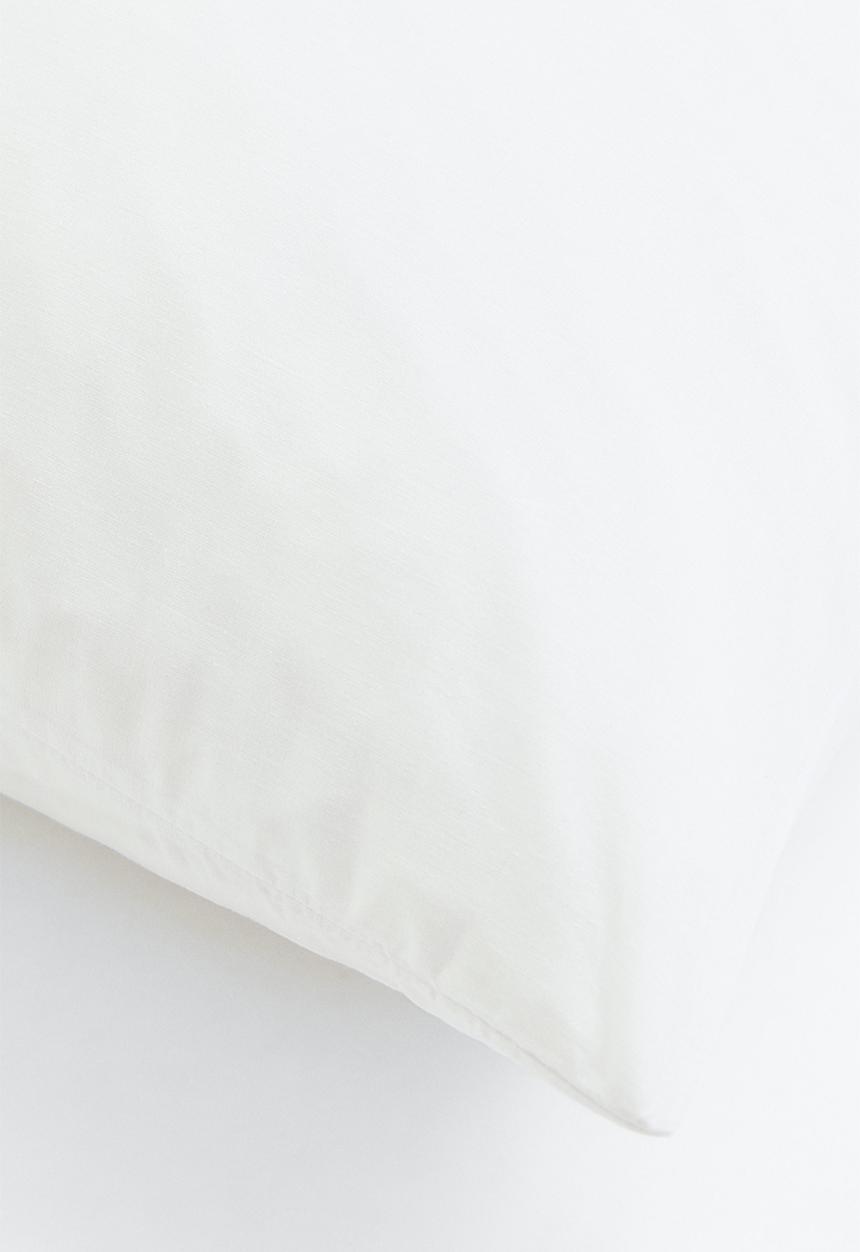 H&M - Cotton pillowcase - white