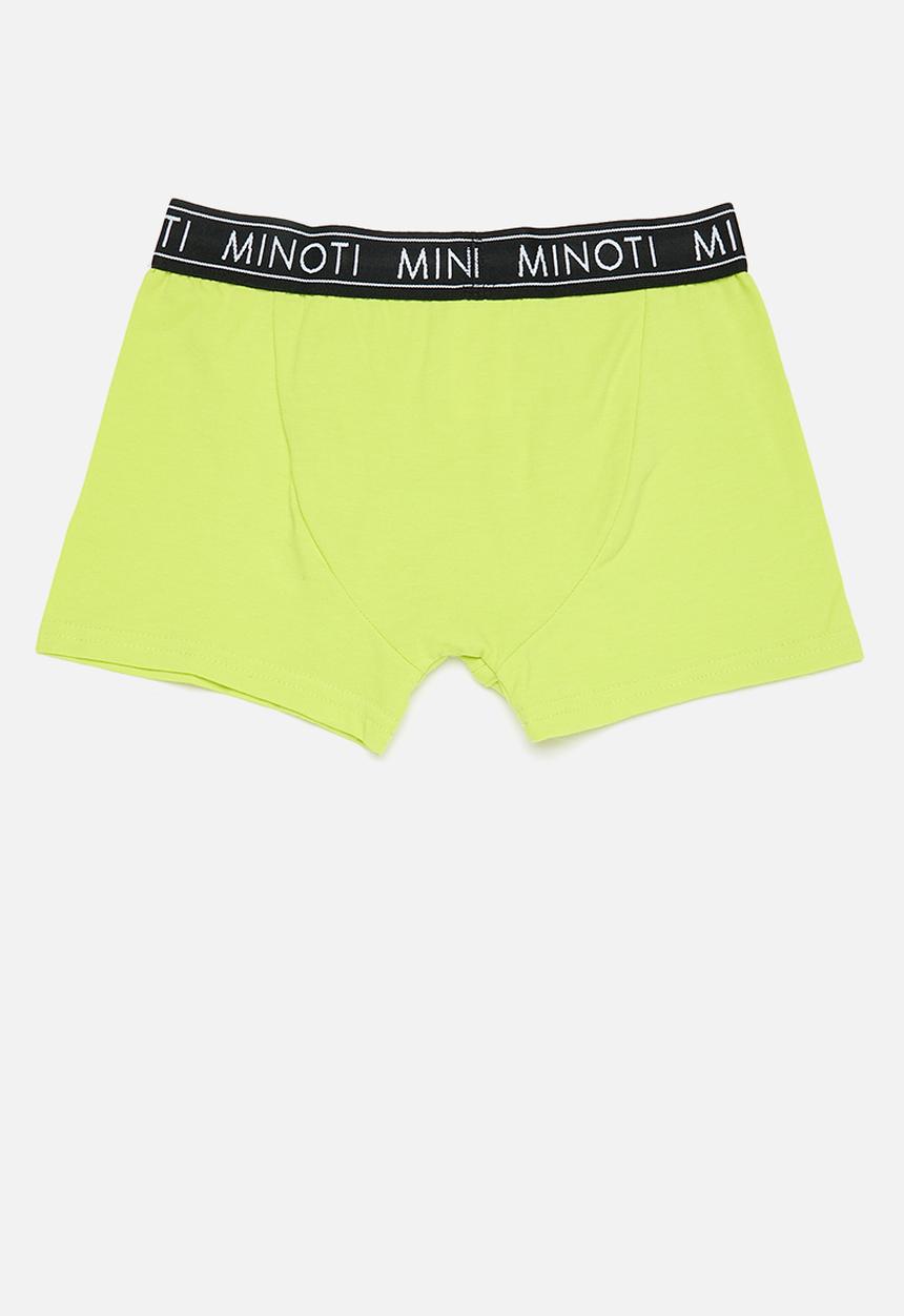 MINOTI - Boys camo green 3pk boxers - multi