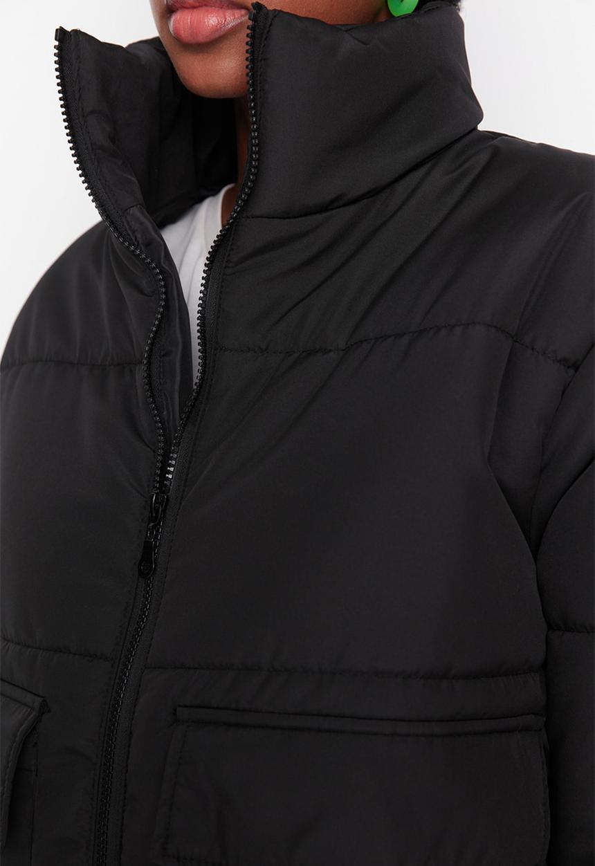 Trendyol - Oversize puffer jacket - black