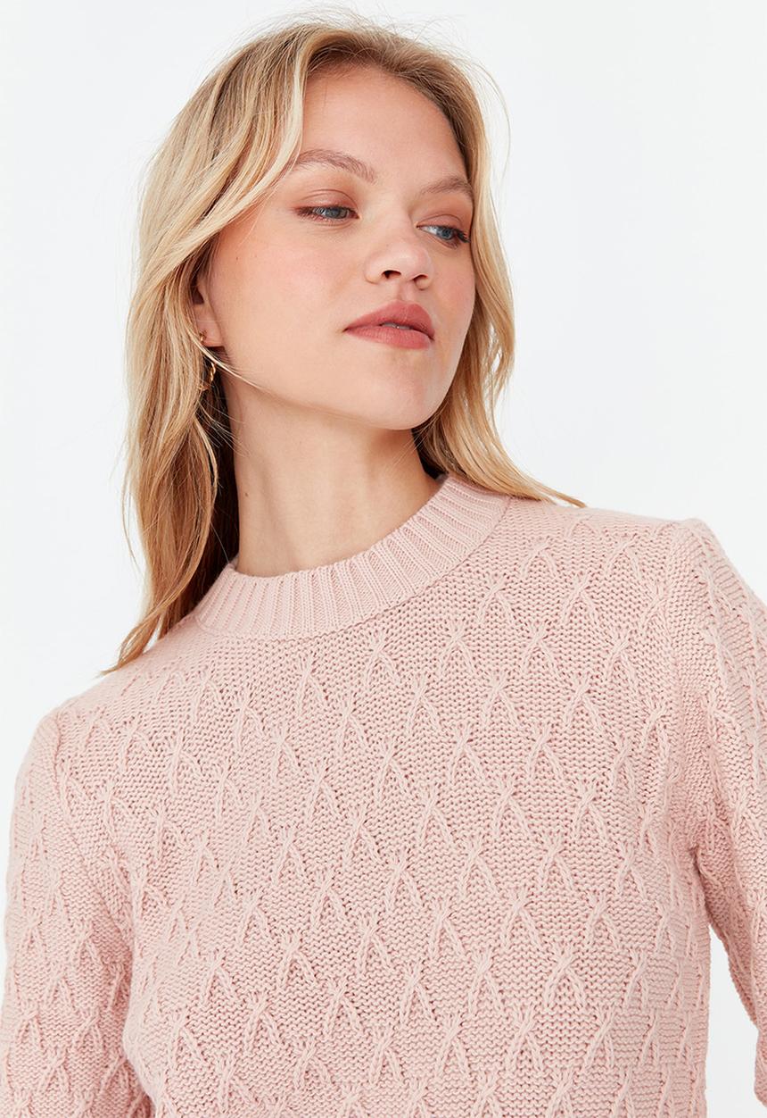 Trendyol - Basic jumper - powder pink