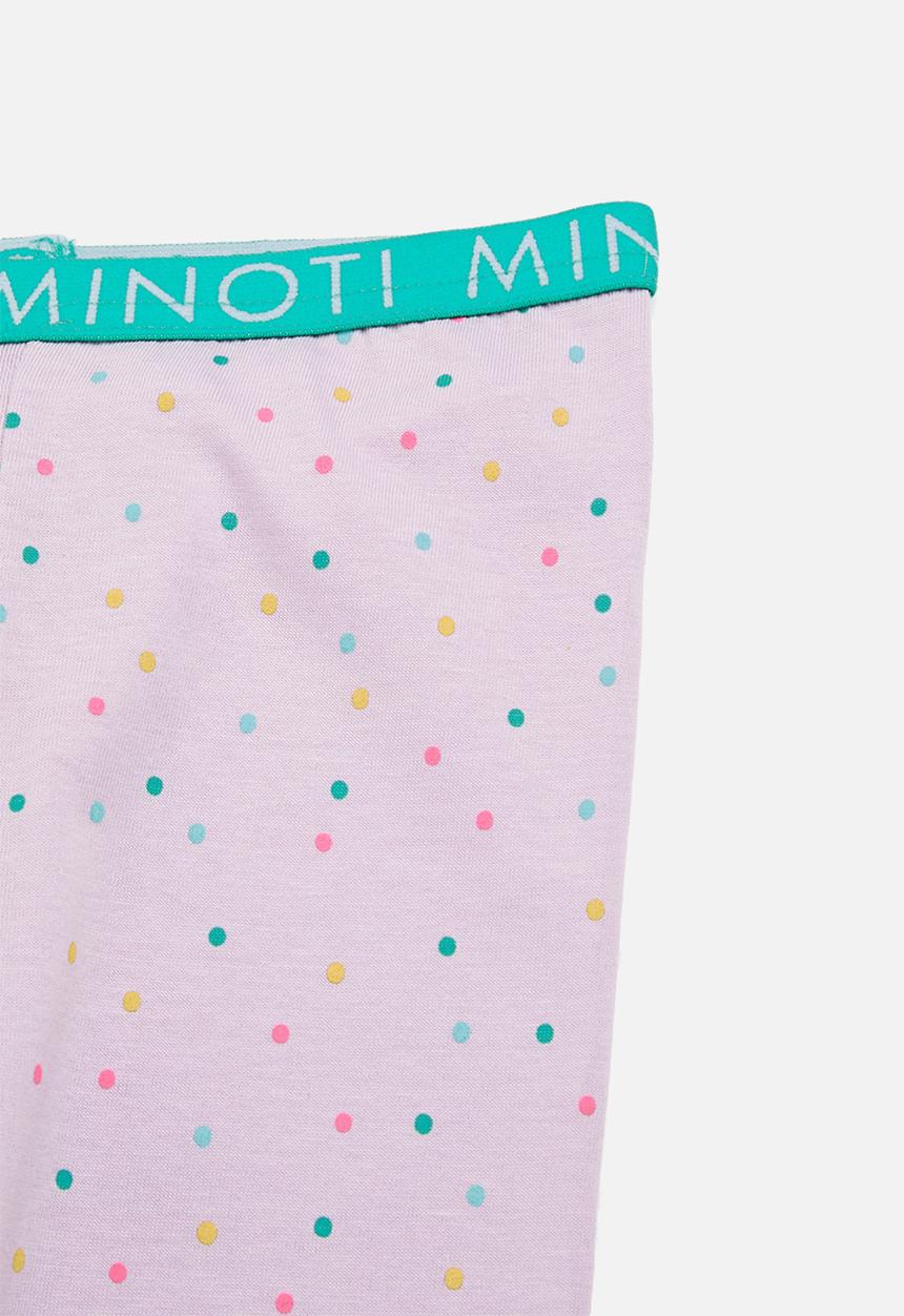 MINOTI - Girls 2 pack yay pyjama set - purple